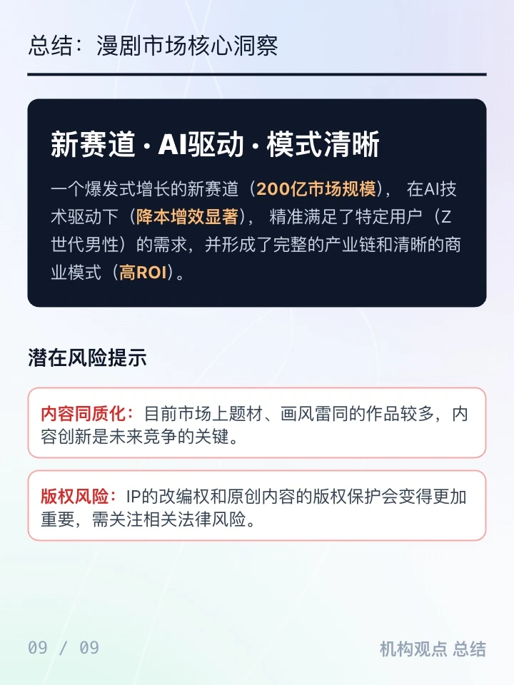 2025漫剧市场机构观点一览