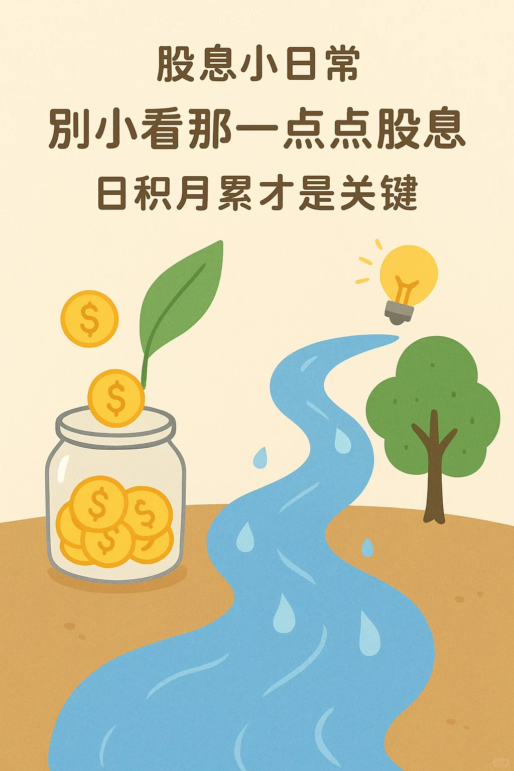 别小看那一点点股息，日积月累才是关键 ?
