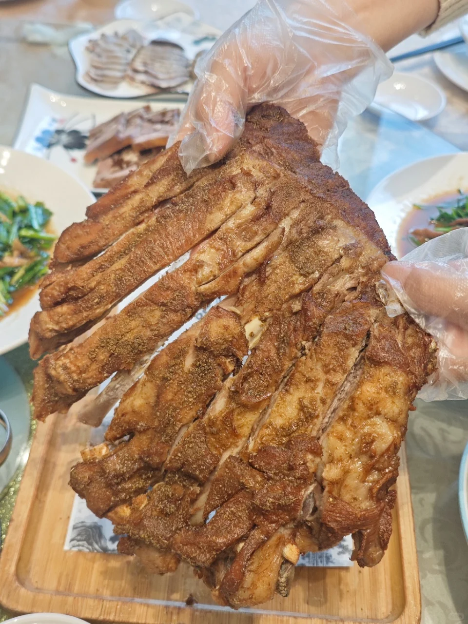 本地人带路才找到…穹窿山下的皇帝级羊肉馆