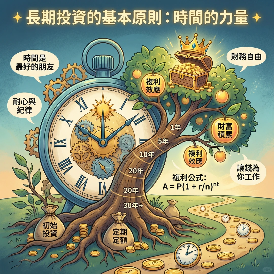 ? 長期投資的基本原則：時間的力量 ?