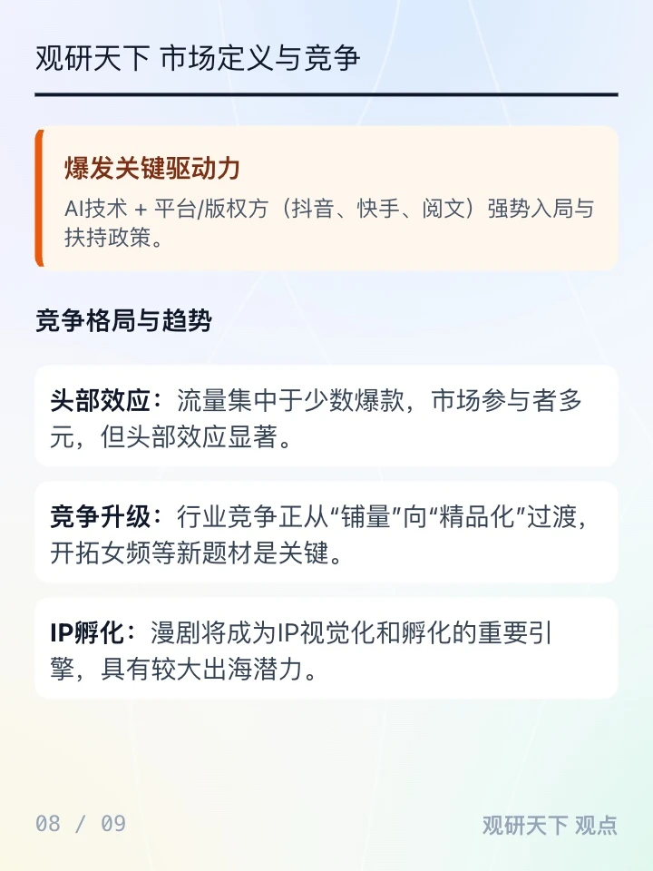 2025漫剧市场机构观点一览