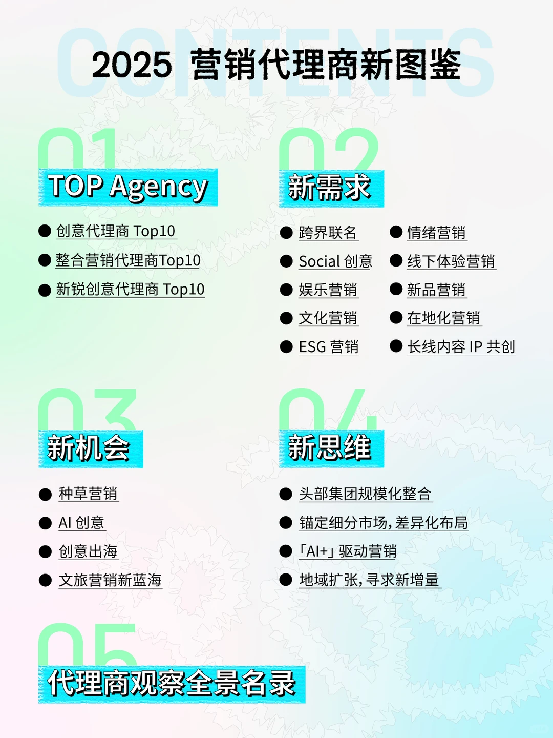 一张图看广告营销代理商的新需求、新机会