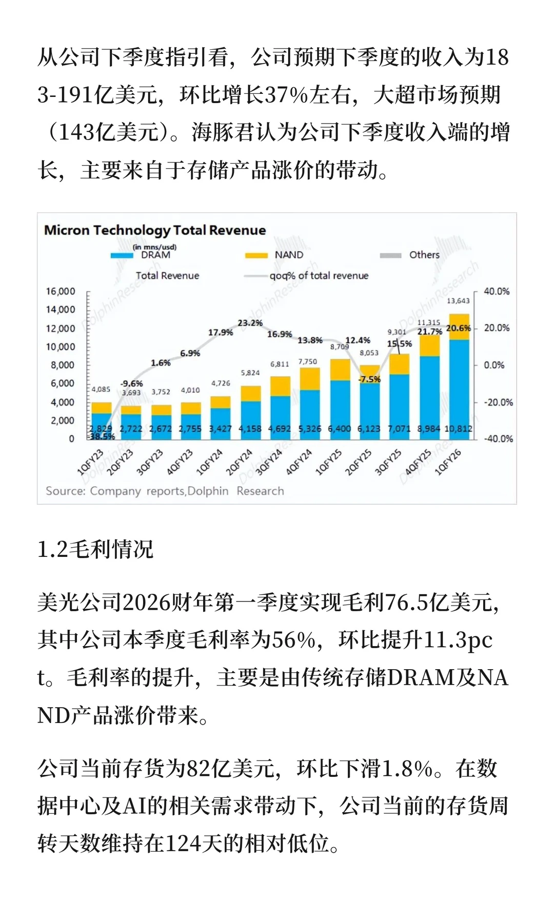 美光财报炸了！AI带飞存储，大周期启幕？