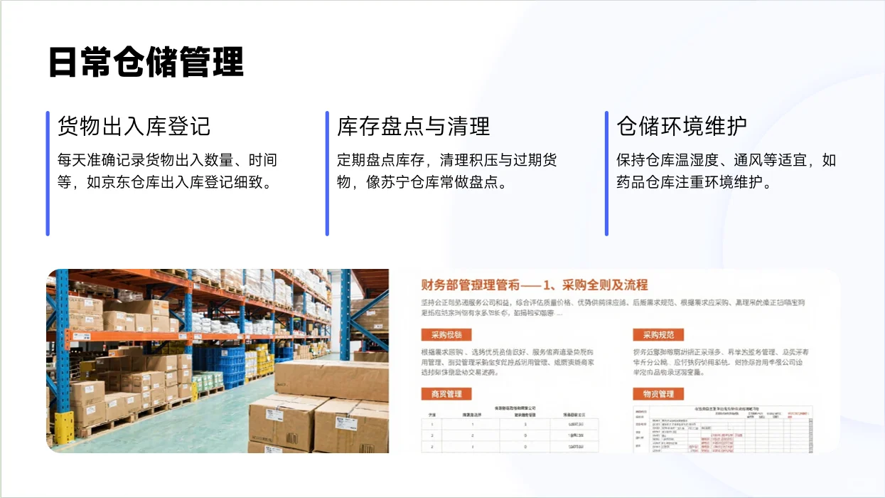 2025年仓储部门工作总结及工作计划