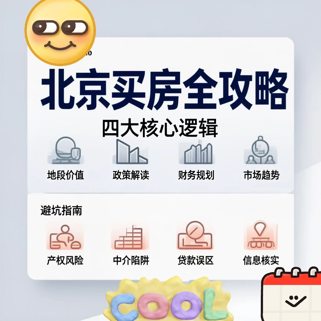 北京买房全攻略,四大核心逻辑