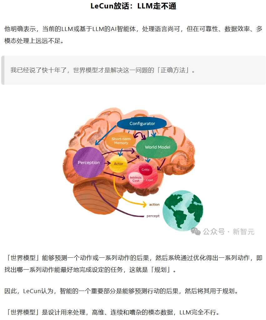 LeCun炮轰全硅谷:大模型全是泡沫