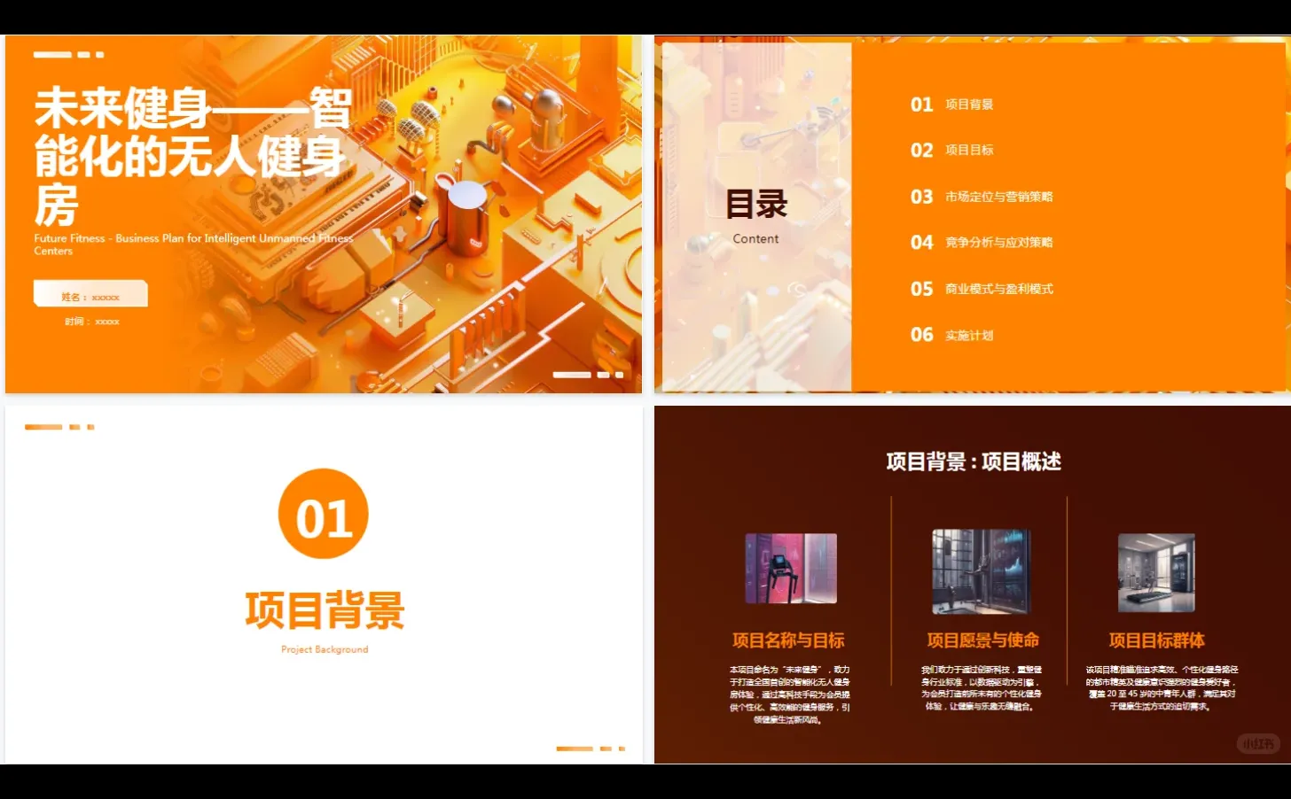 智能无人健身房.创新创业计划书