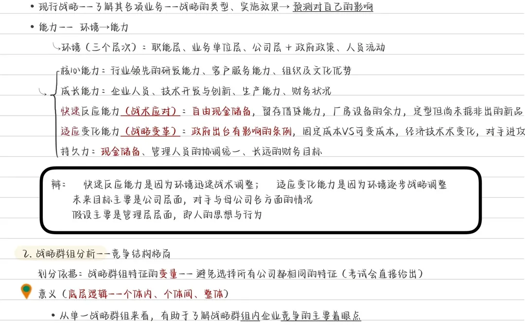 CPA战略 第2章（1） 战略分析--外部环境分析