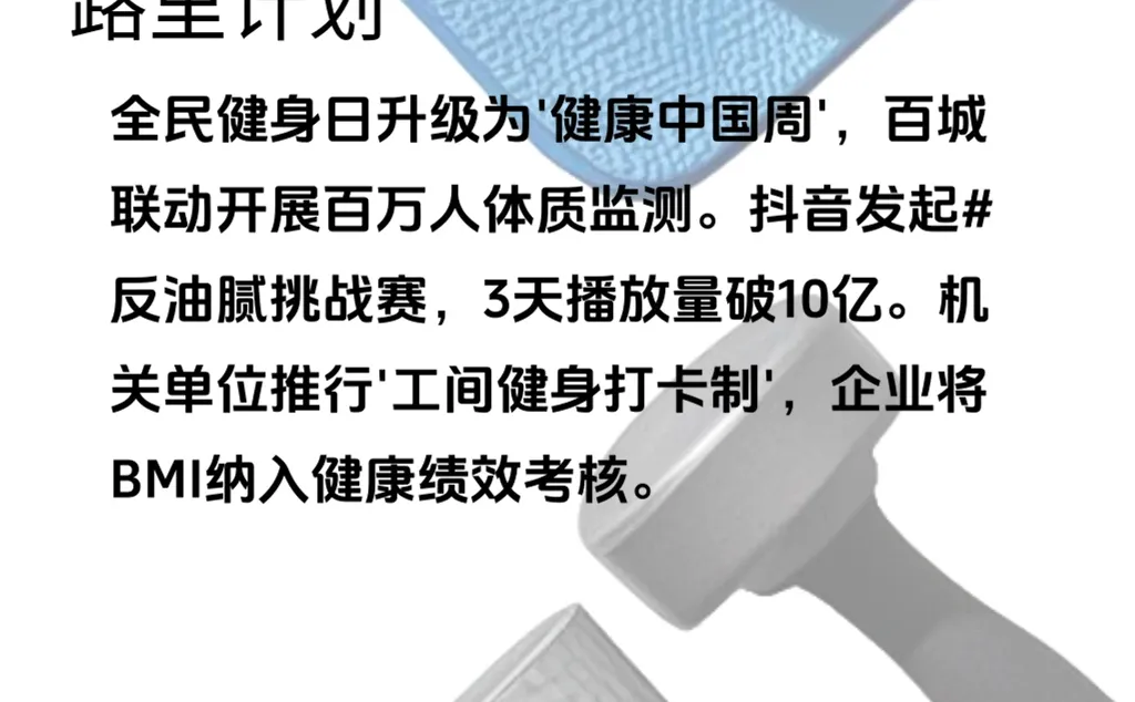体重管理三年计划如何重塑健身行业新格局