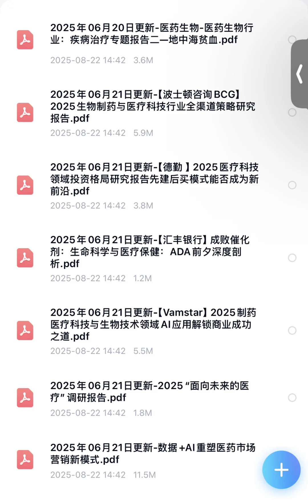 ?医药行业打工人必看的行业报告合集