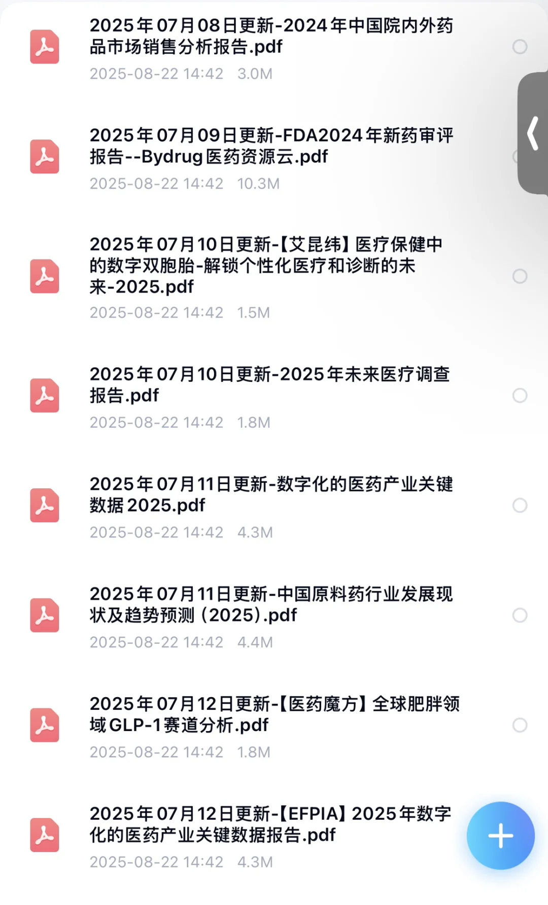 ?医药行业打工人必看的行业报告合集