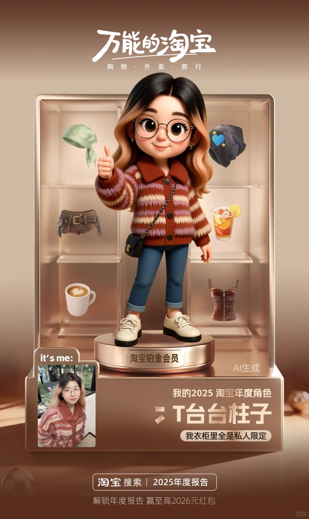 ?年度报告的形象生成好好玩～