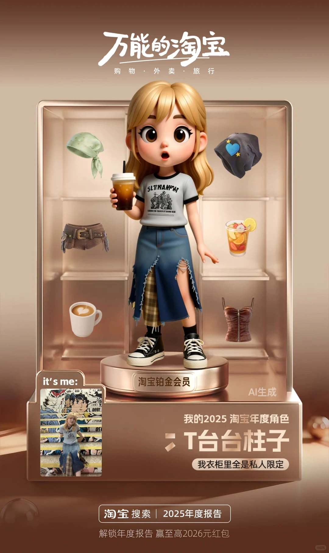 ?年度报告的形象生成好好玩～