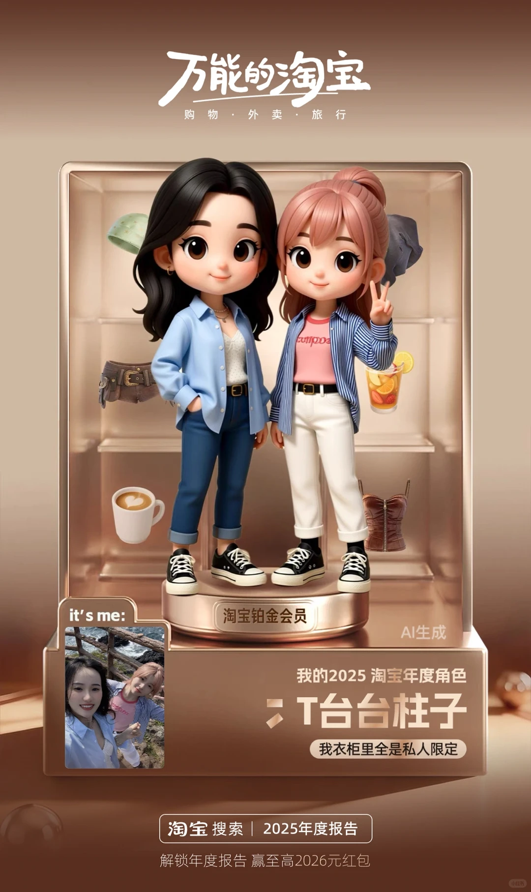 ?年度报告的形象生成好好玩～