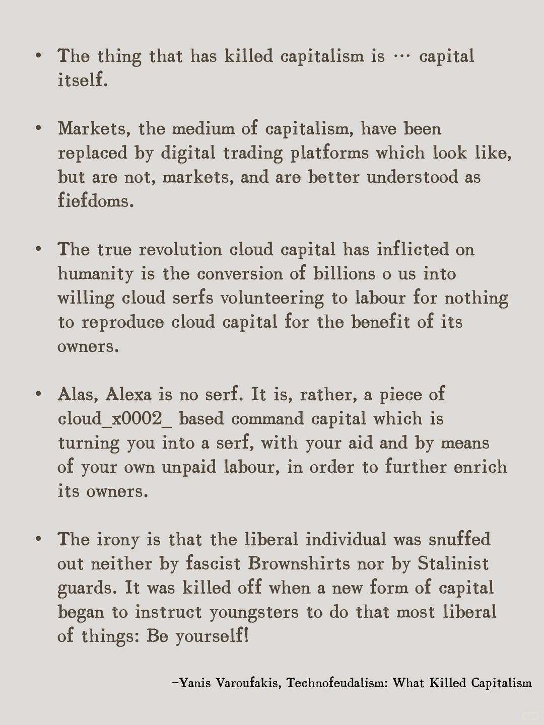 ? Technofeudalism | 技术封建主义