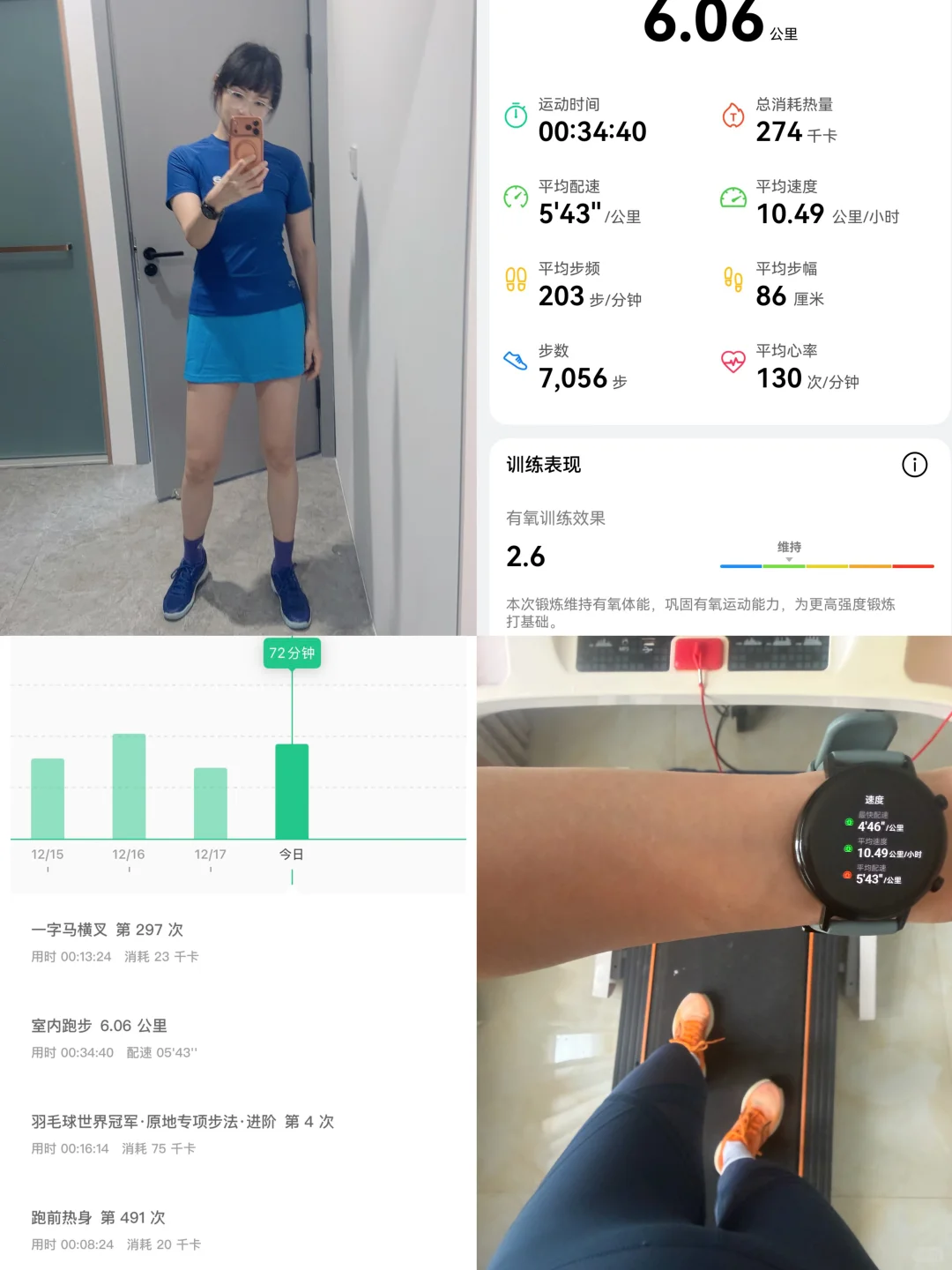 跑步?、羽毛球?、瑜伽?‍♀️、健身?️‍♀️