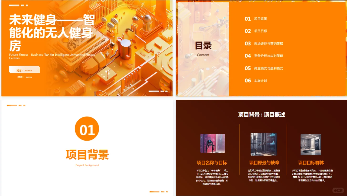 智能无人健身房.创新创业计划书