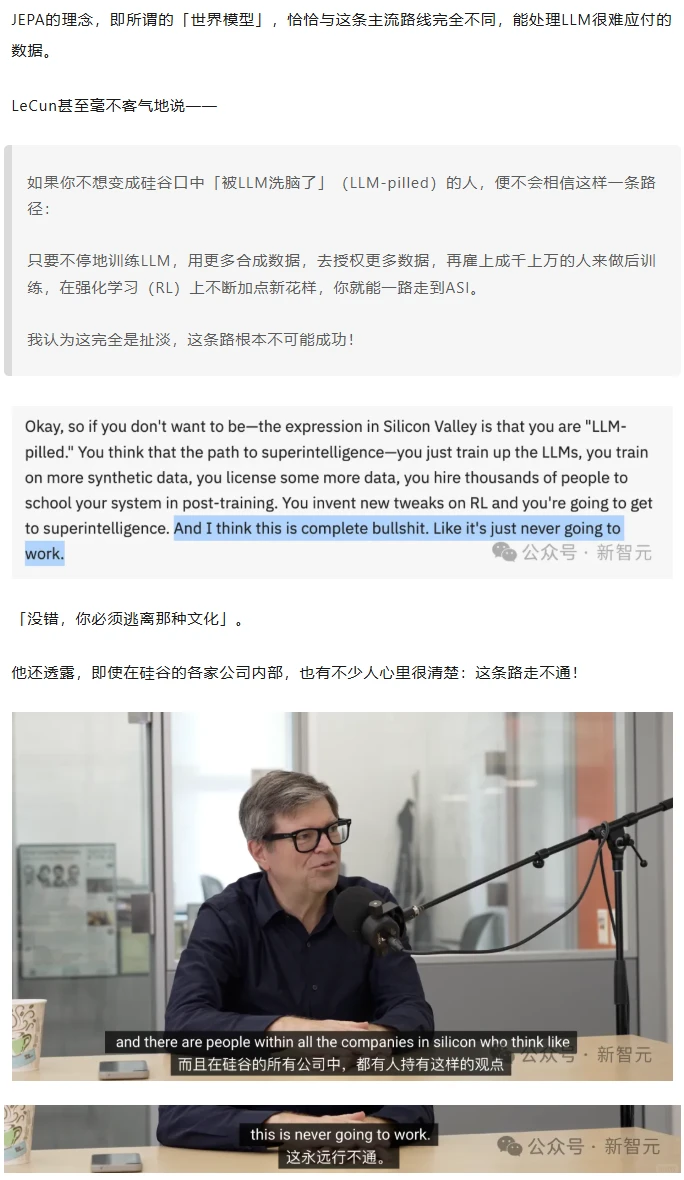 LeCun炮轰全硅谷:大模型全是泡沫