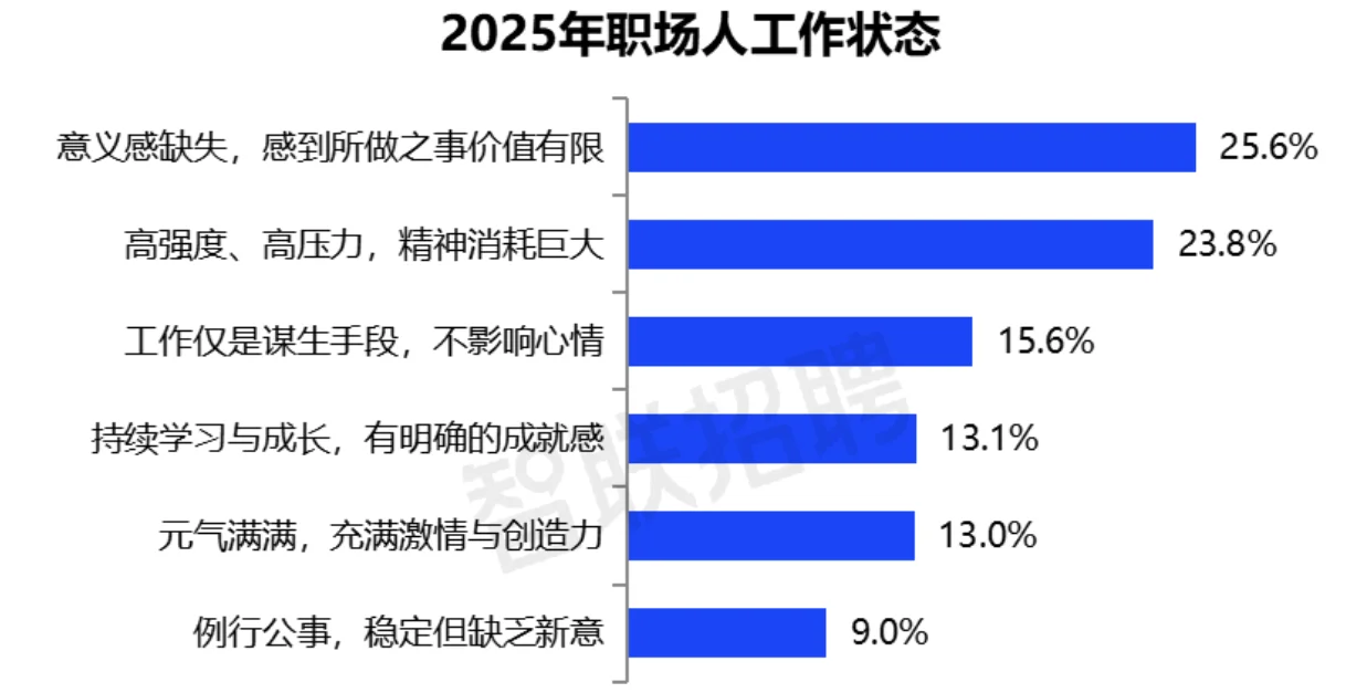 19页报告|2025职场人工作生活满意度报告