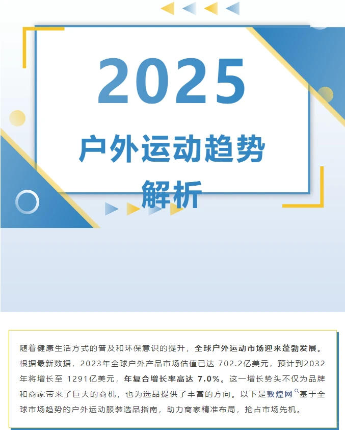 2025年户外运动趋势
