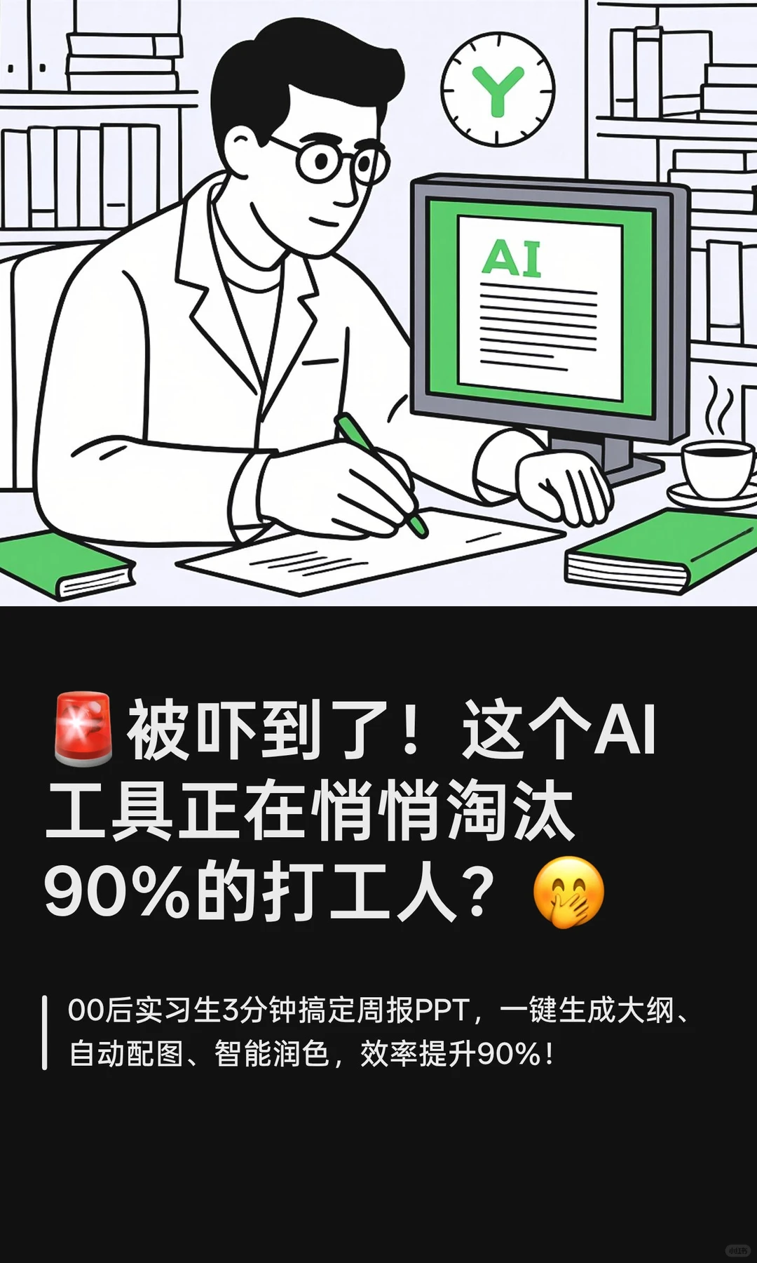 ?被吓到了！这个AI工具正在悄悄淘汰90%
