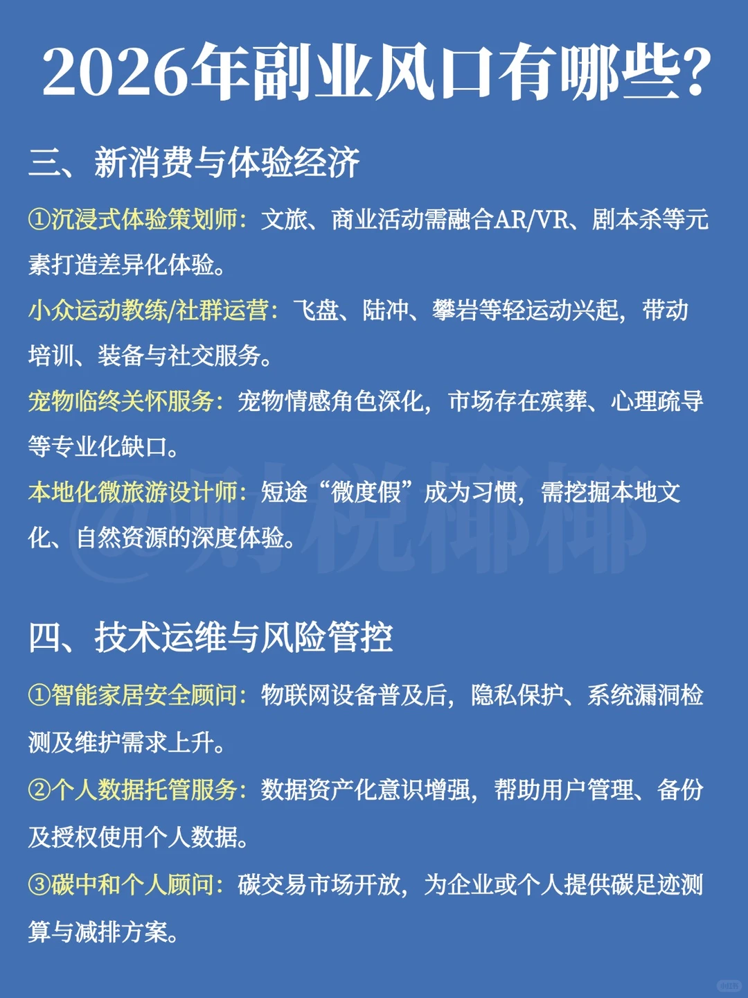 2026年副业风口有哪些❓