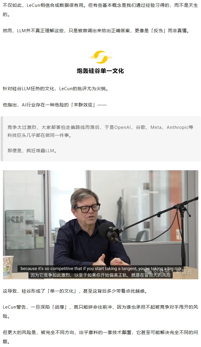 LeCun炮轰全硅谷:大模型全是泡沫