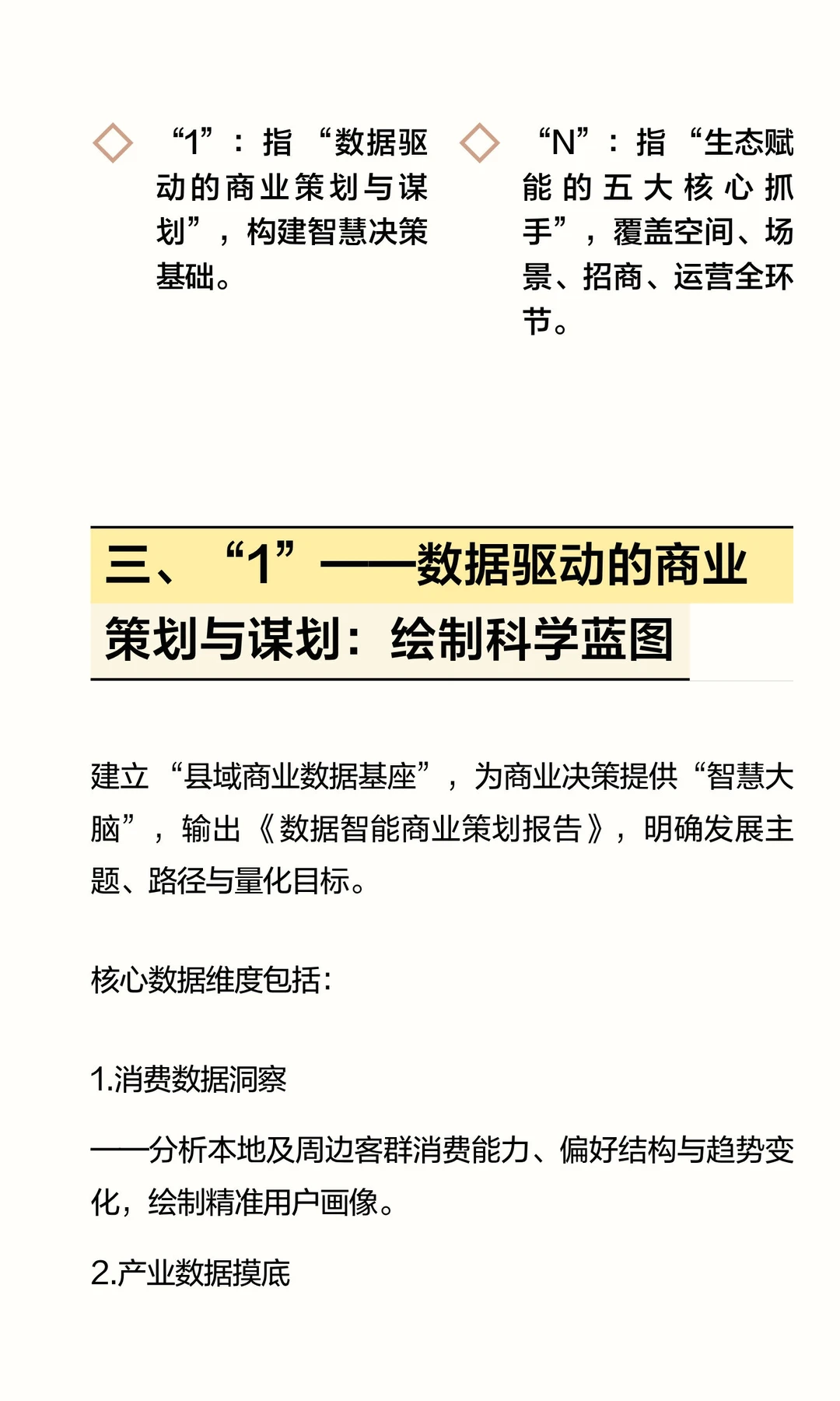 县域商业，基于数据与生态的综合解决方案！