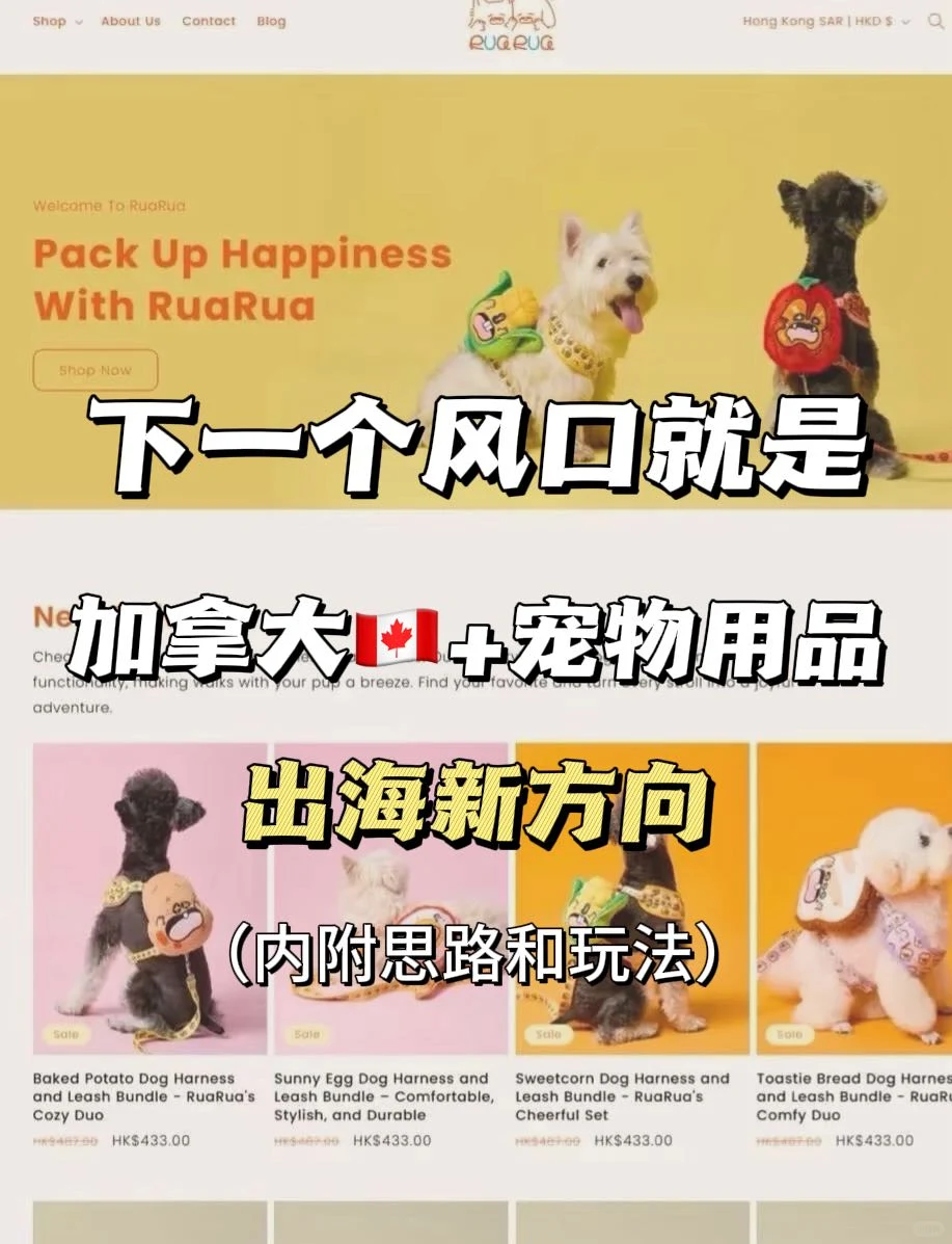 ?? 下一个风口就是加拿大+宠物用品出