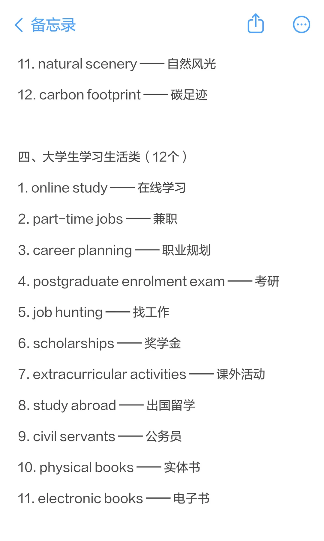 考研英语主题词（速看）