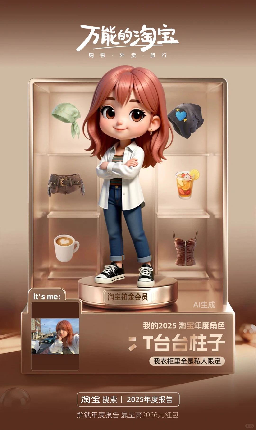 ?年度报告的形象生成好好玩～