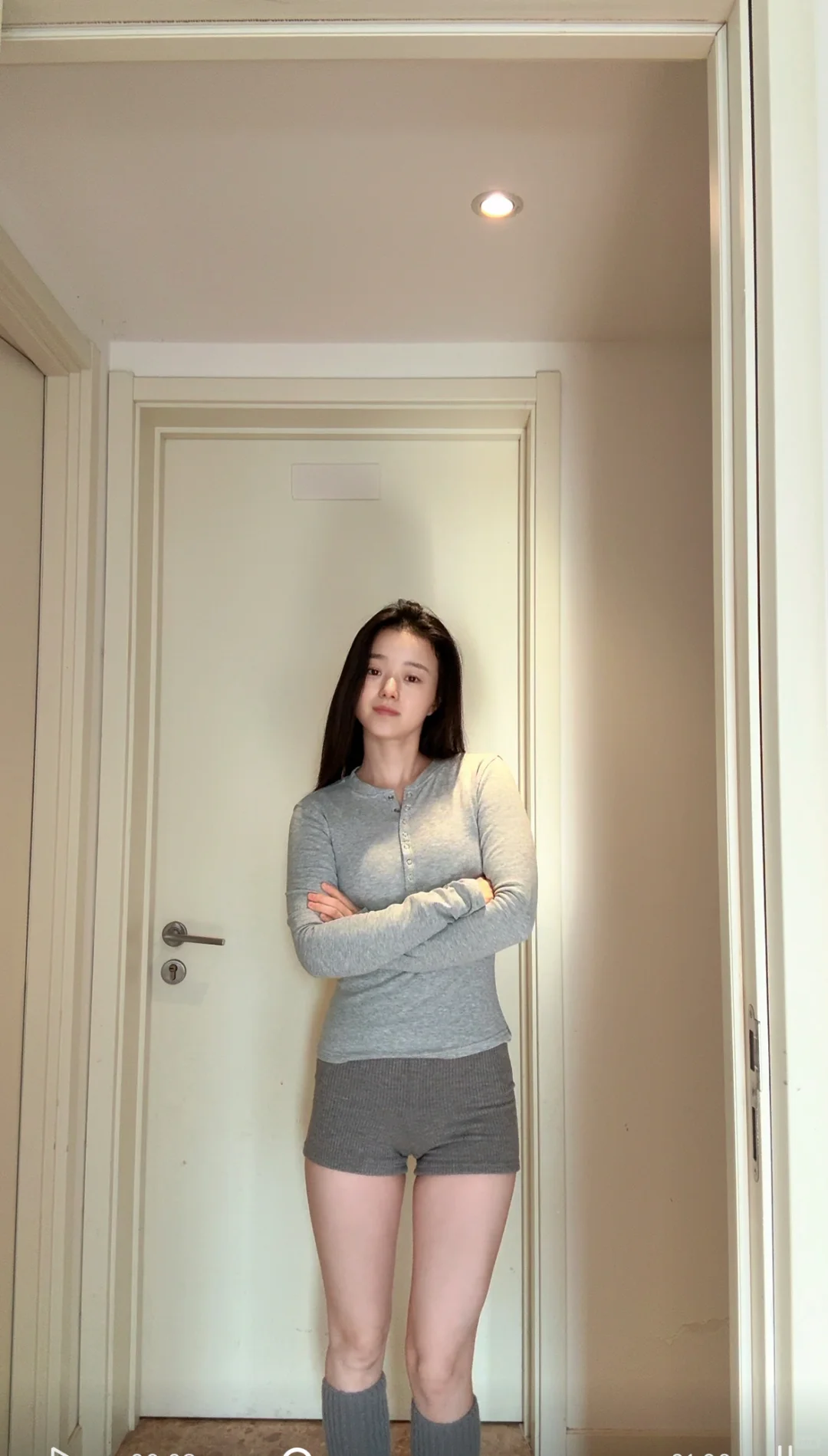 今天的运动ootd～健身房穿搭