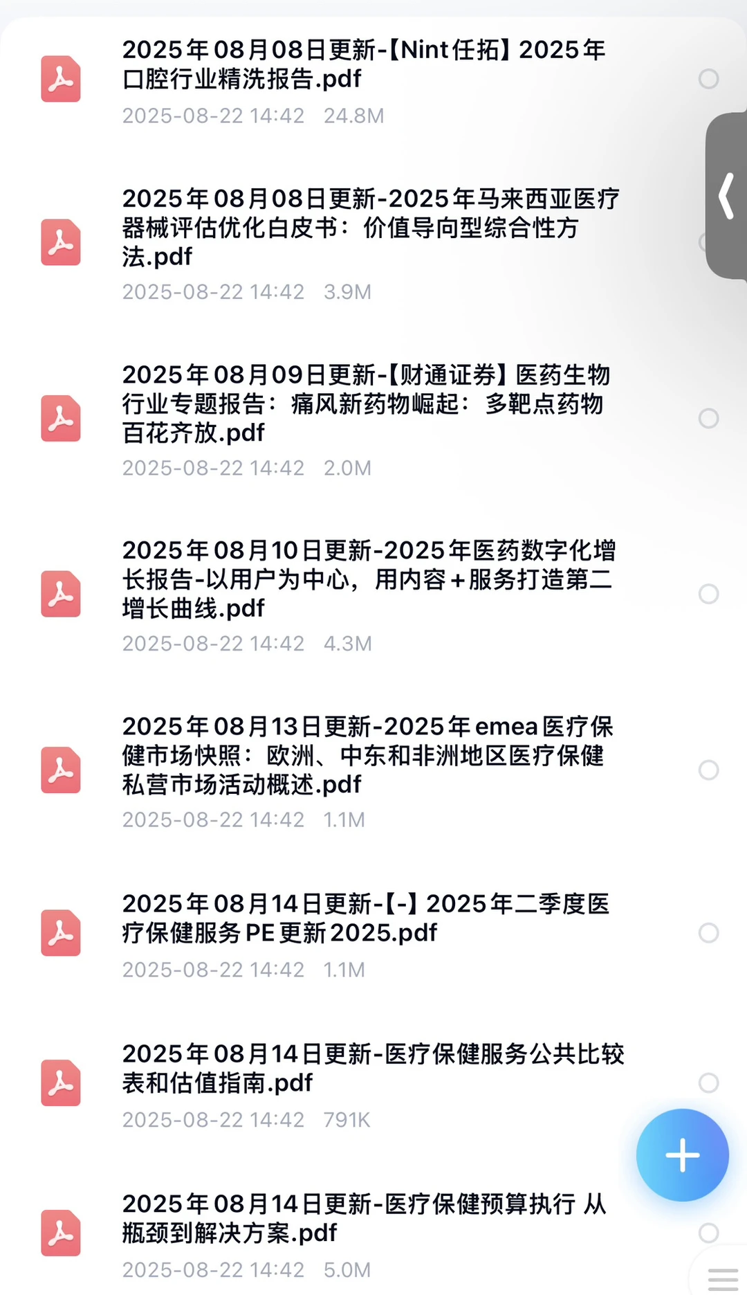 ?医药行业打工人必看的行业报告合集