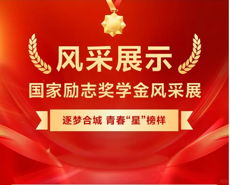 合肥城市学院 榜样|国家励志奖学金展示