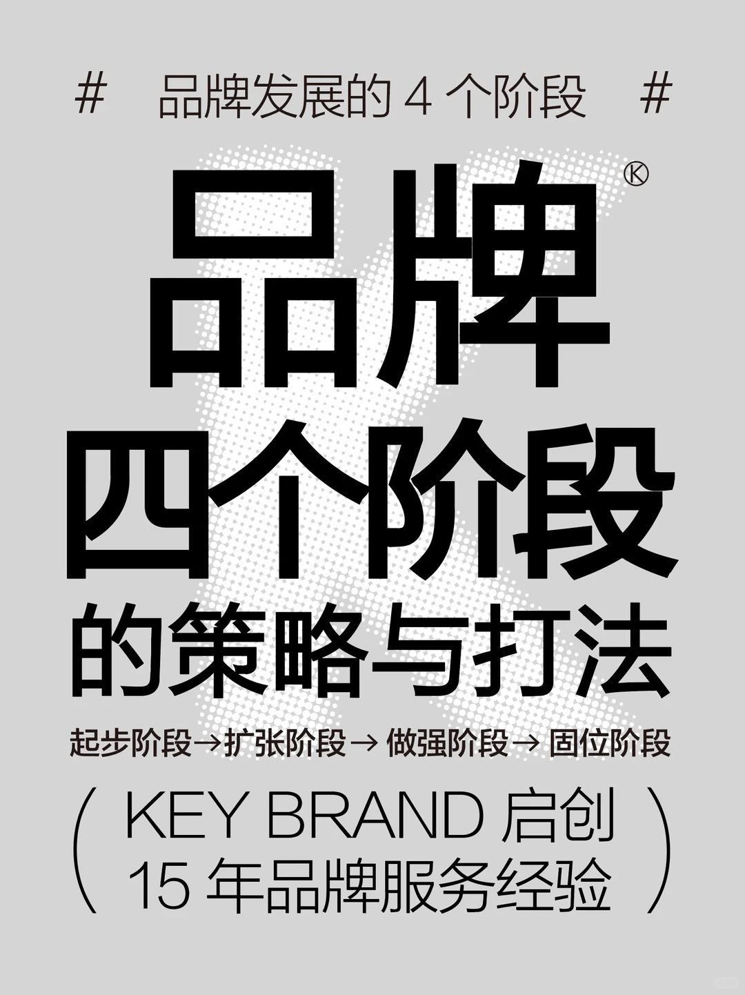 品牌不同阶段的不同打法