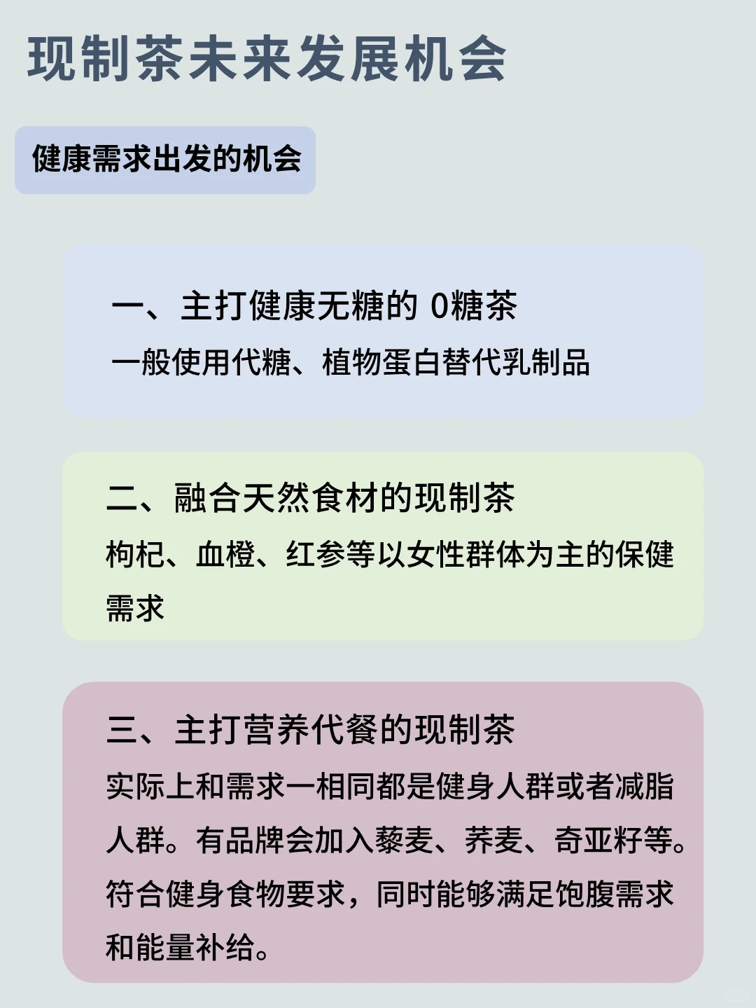 现制茶行业趋势以及人群洞察