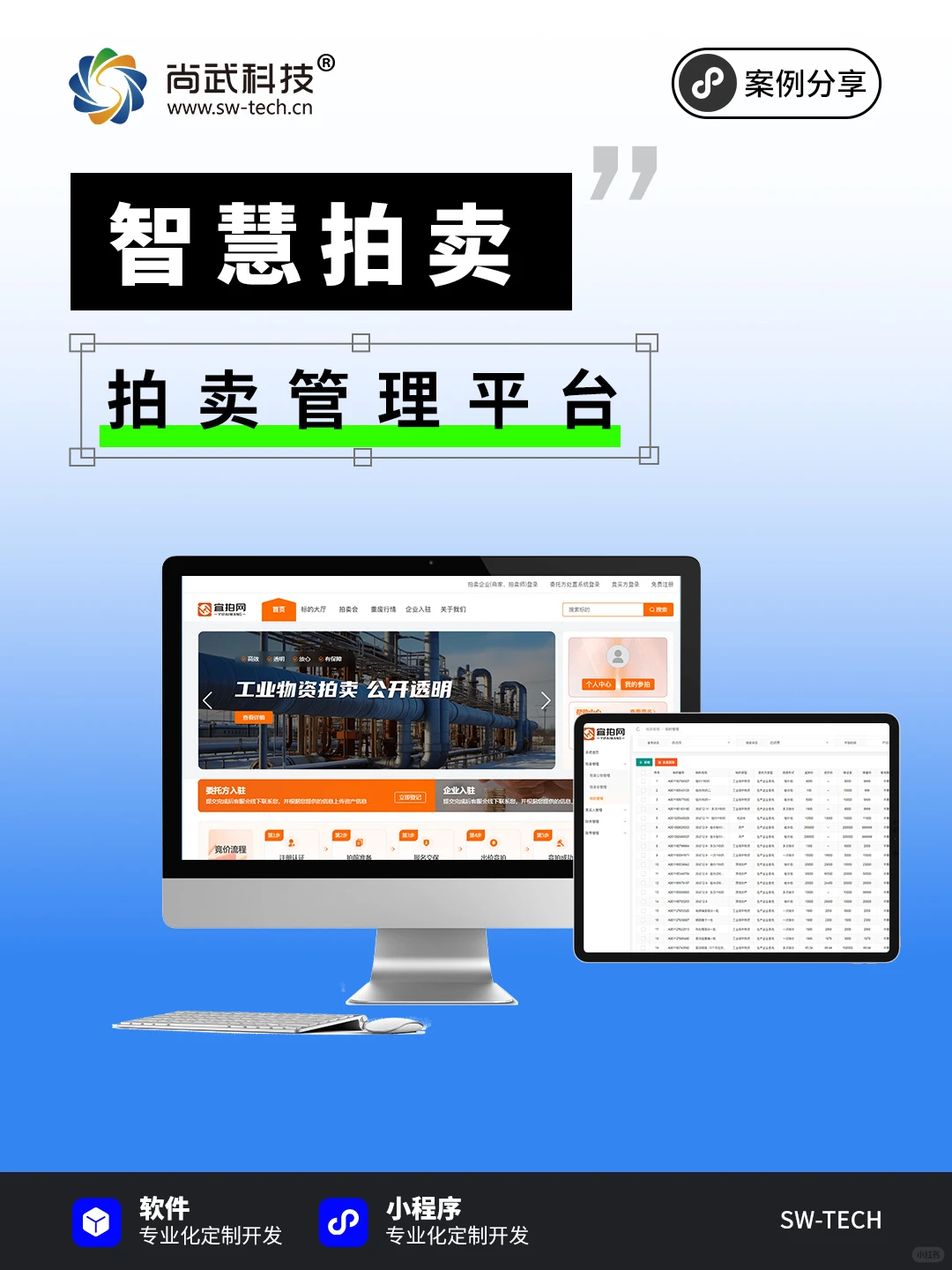 拍卖系统开发案例分享！拍卖软件定制开发