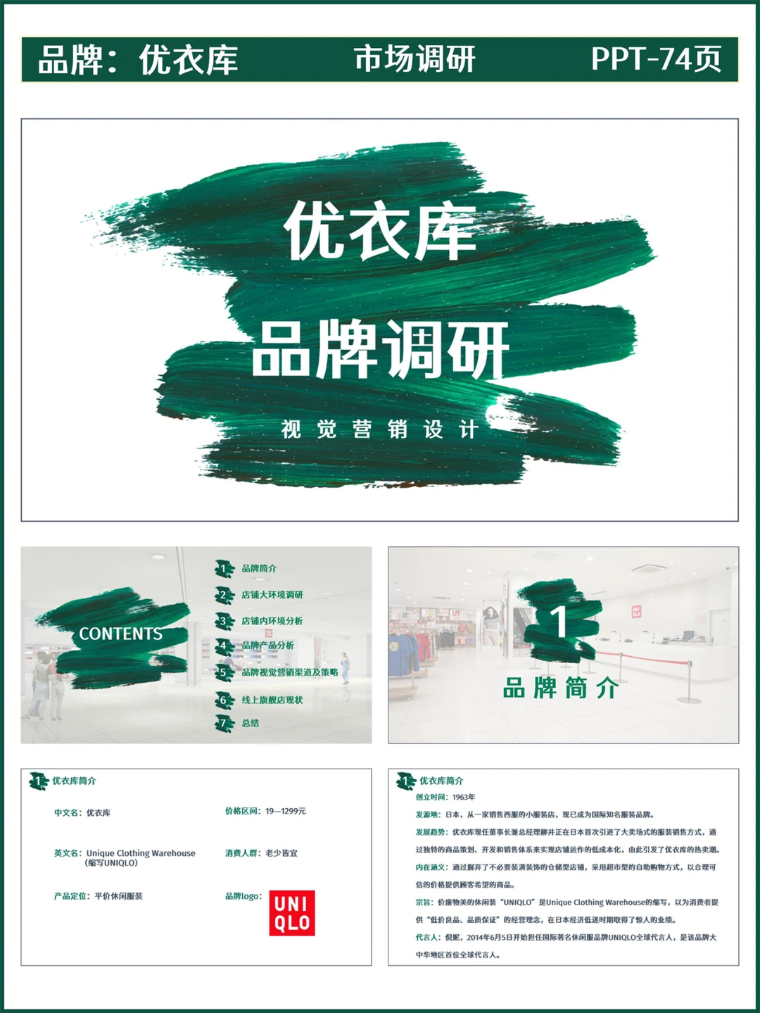 市场调研丨优衣库品牌门店调研