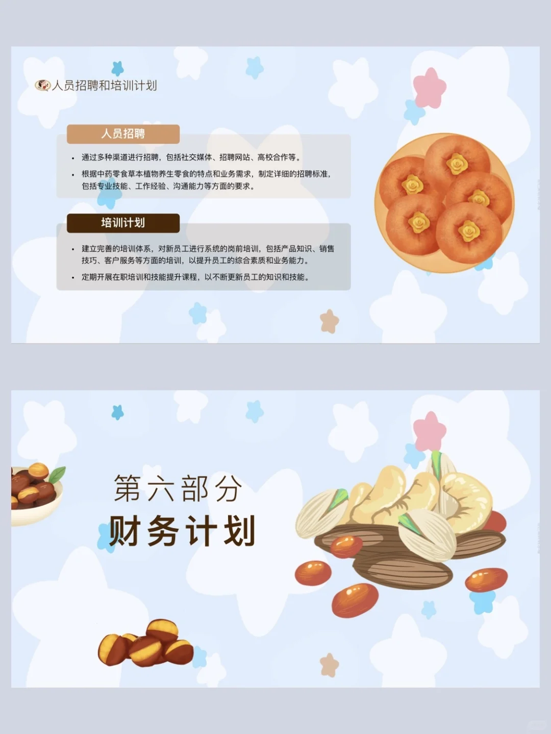 大学生创新创业中药零食项目ppt做好啦！