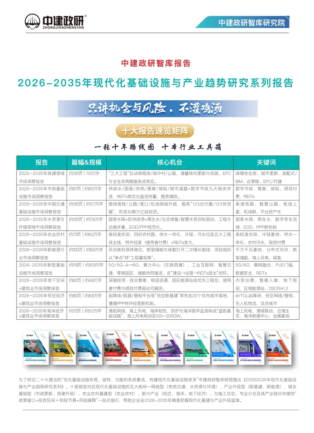 基建未来十年：投资施工指南·机遇路径解析