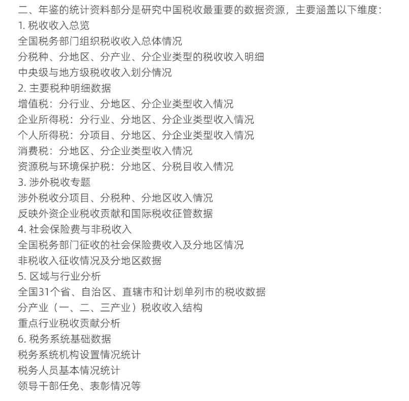 32年中国税务统计年鉴,硕博帮你整理好了!