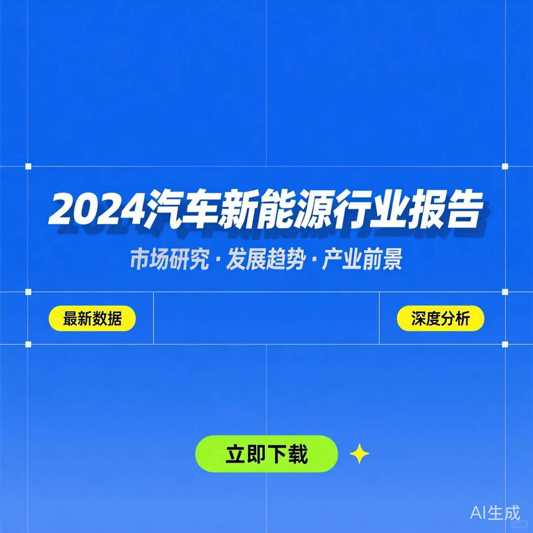 2024汽车新能源趋势 产业前景数据解析