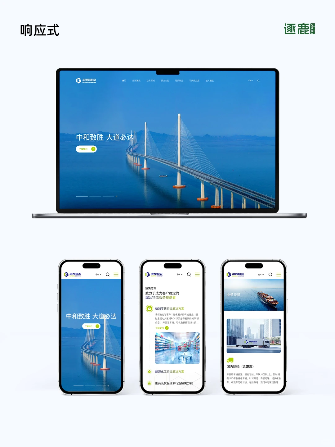 综合性物流企业官网上线案例！