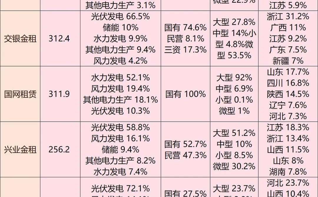 25年新能源投放top10租赁公司