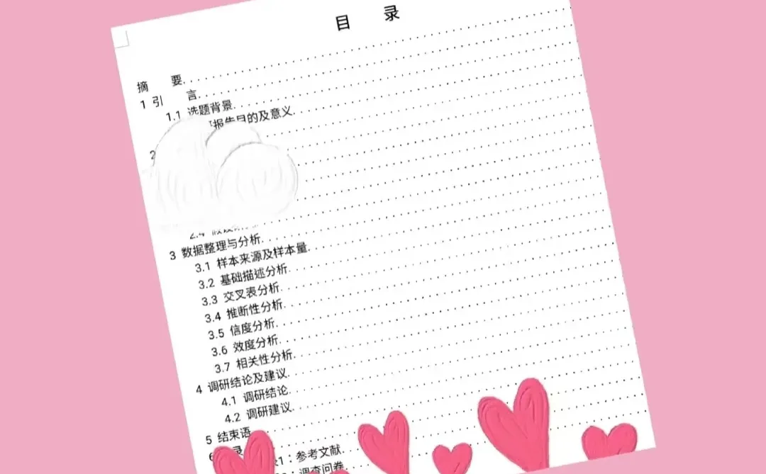 调查报告，SPSS报告