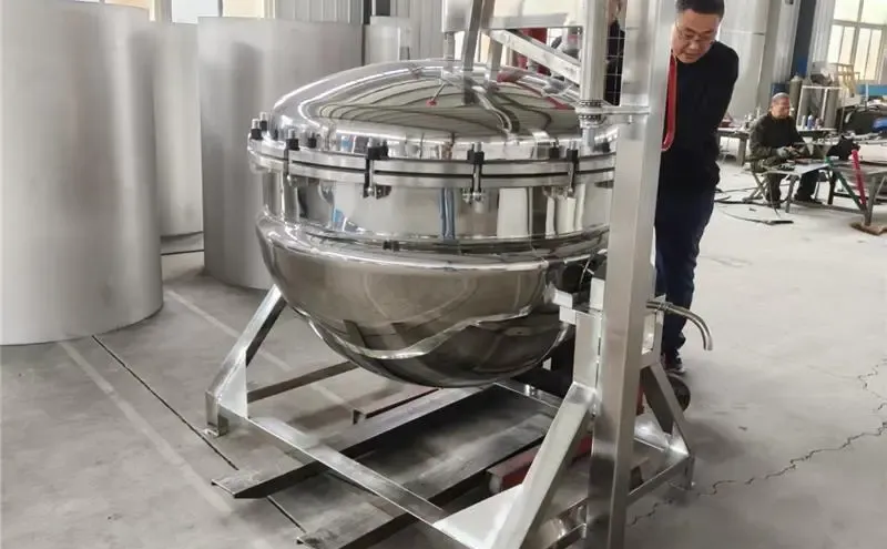 预制菜浓汤高温高压熬煮锅工厂推荐...