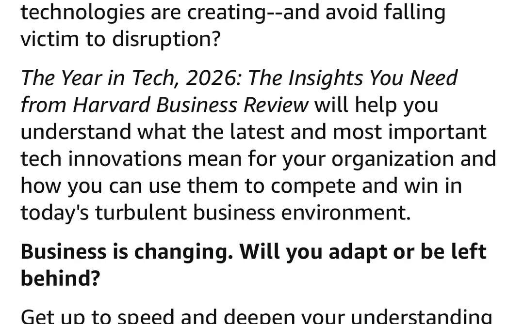 哈佛商业评论｜《2026科技年鉴》科技地图！