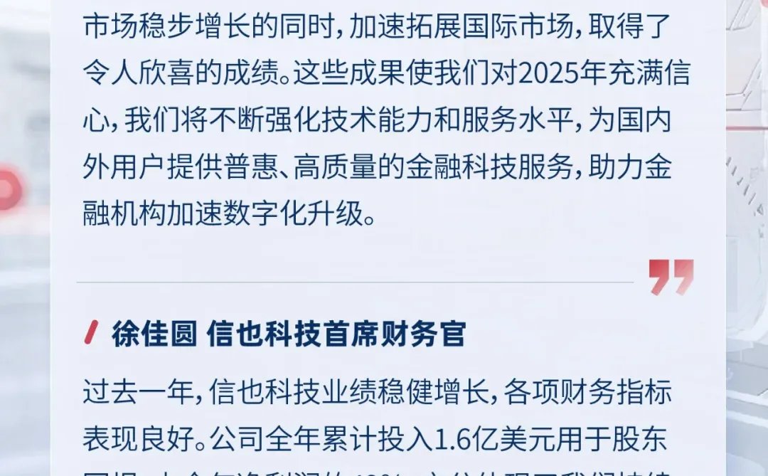 划重点！信也科技2024全年业绩报告发布！