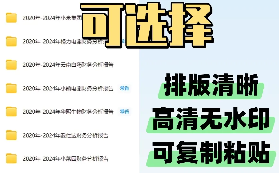 海尔智家2020年-2024年财务报表分析