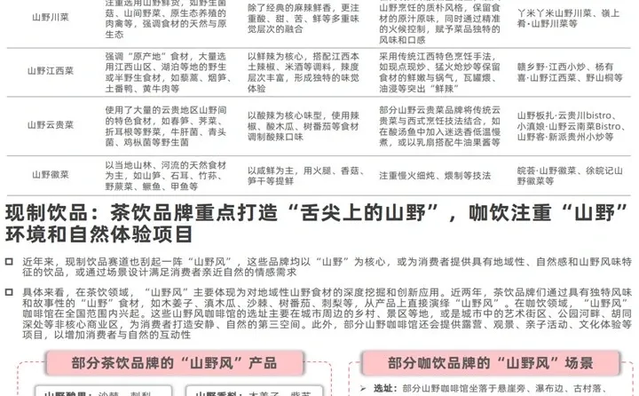 山野餐饮发展趋势：情绪疗愈+餐饮界万精油